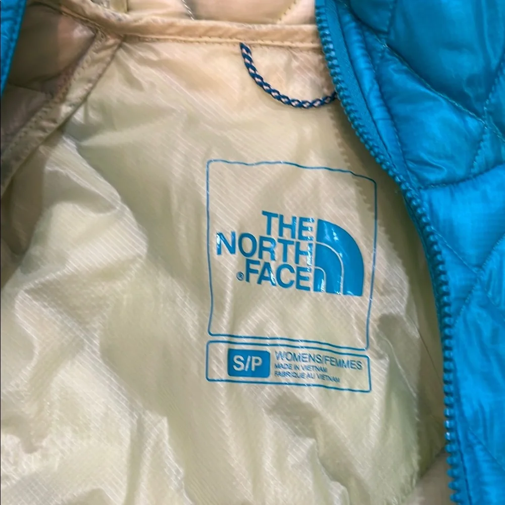The North Face Blue and Yellow Women's Jacket